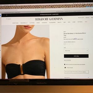 Eres Bandeau U hardware bikini top and bottom